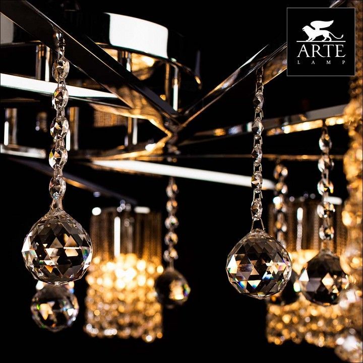 Потолочная люстра Arte Lamp Cascata A3028PL-10CC