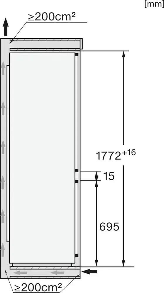 Встраиваемый холодильник Miele KFN 7795 D
