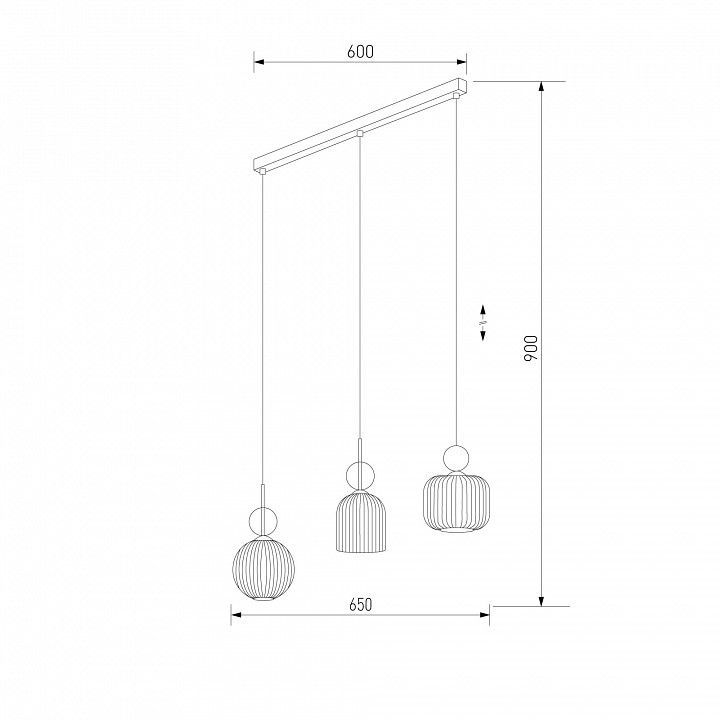 Подвесная люстра TK Lighting  11042