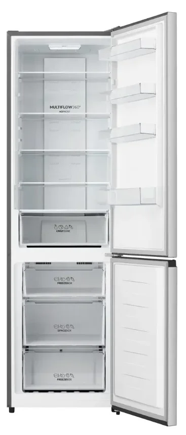 Отдельностоящий двухкамерный холодильник Gorenje NRK620161X4I