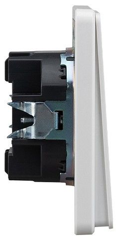 Выключатель трехклавишный без рамки Kranz ROUND KR-78-0707-1