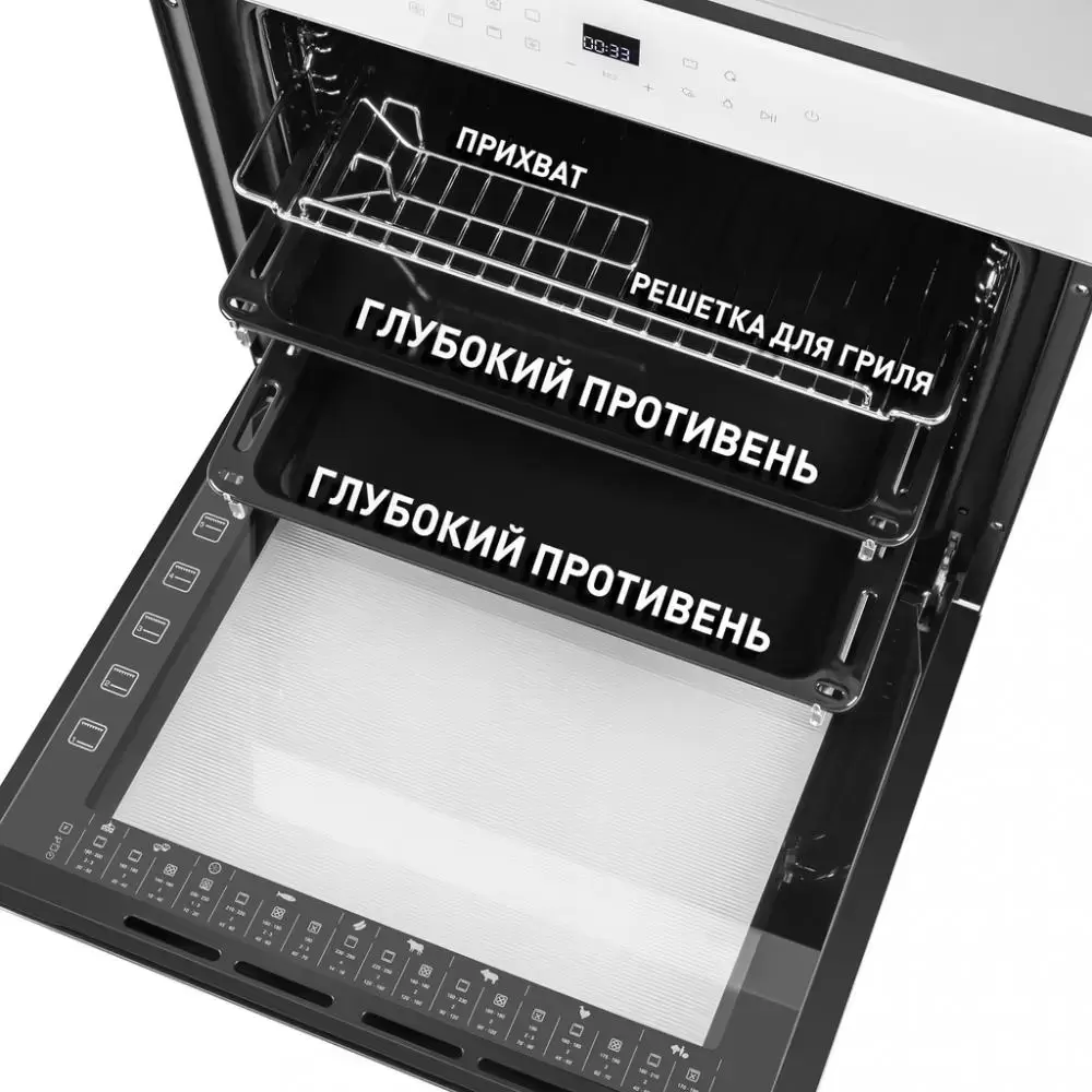 Шкаф духовой электрический MAUNFELD EOEH.7611SCW