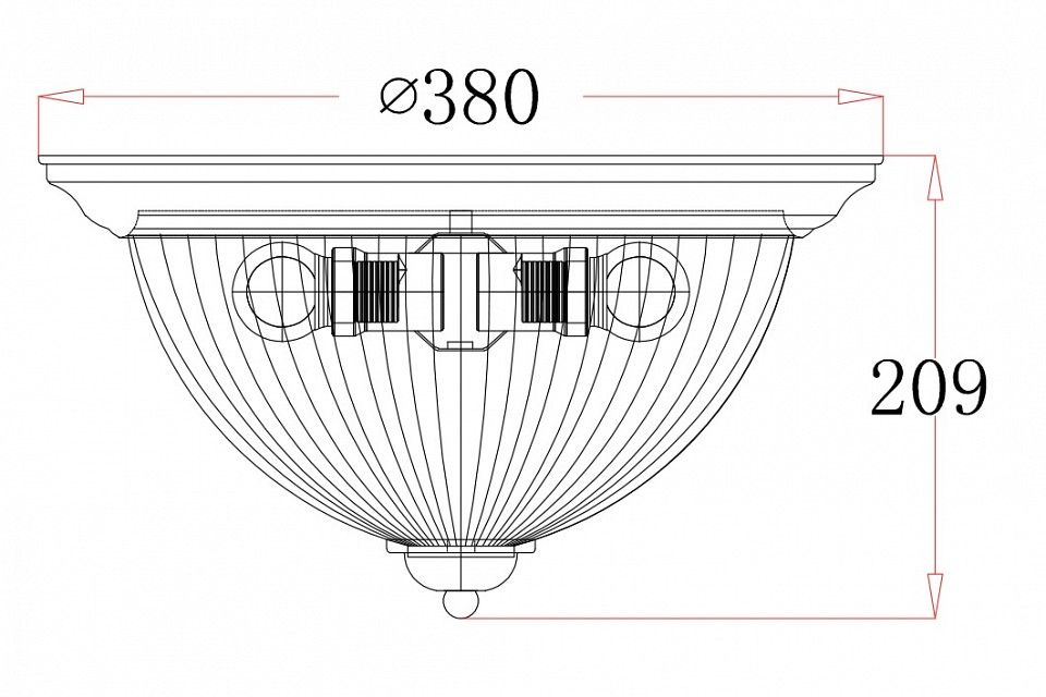 Накладной светильник Freya Planum FR2913-CL-02-BZ