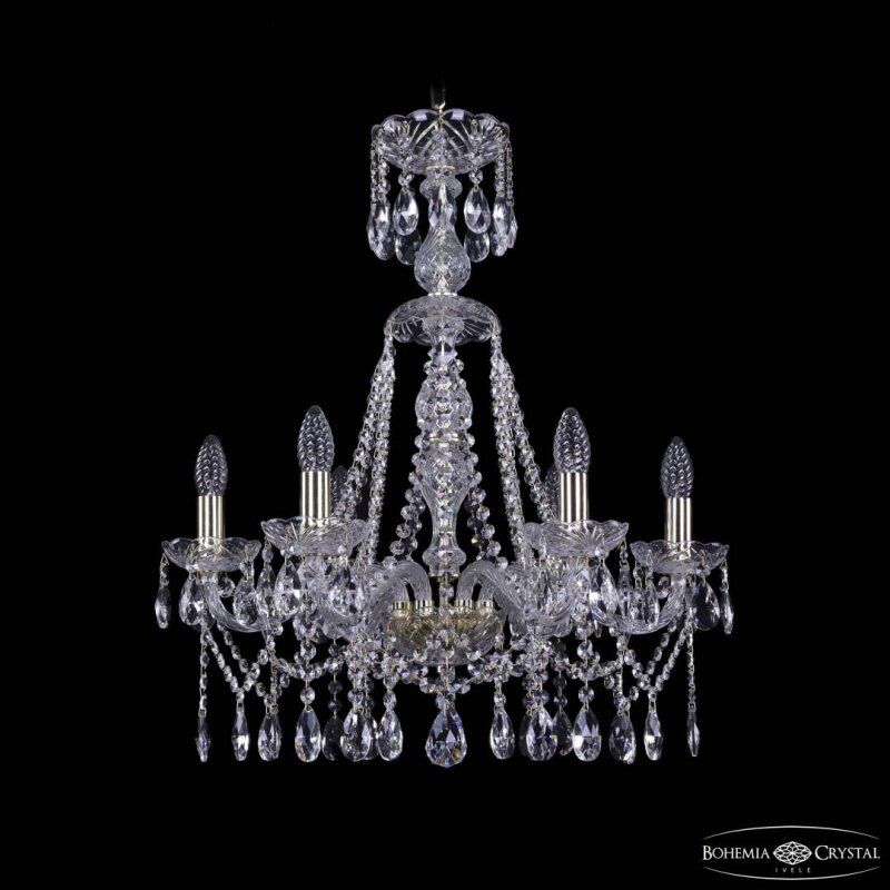 Подвесная люстра Bohemia Ivele Crystal 1413 1413/6/200/XL-66 G