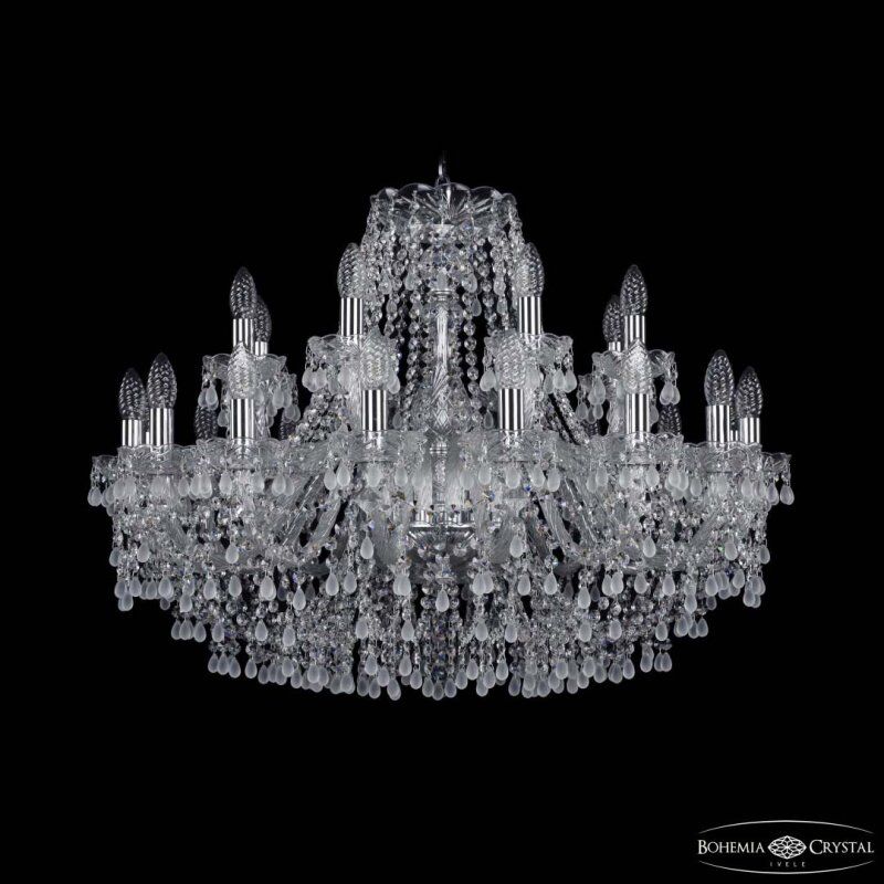 Подвесная люстра Bohemia Ivele Crystal 1410 1410/16+8/300 Ni V0300