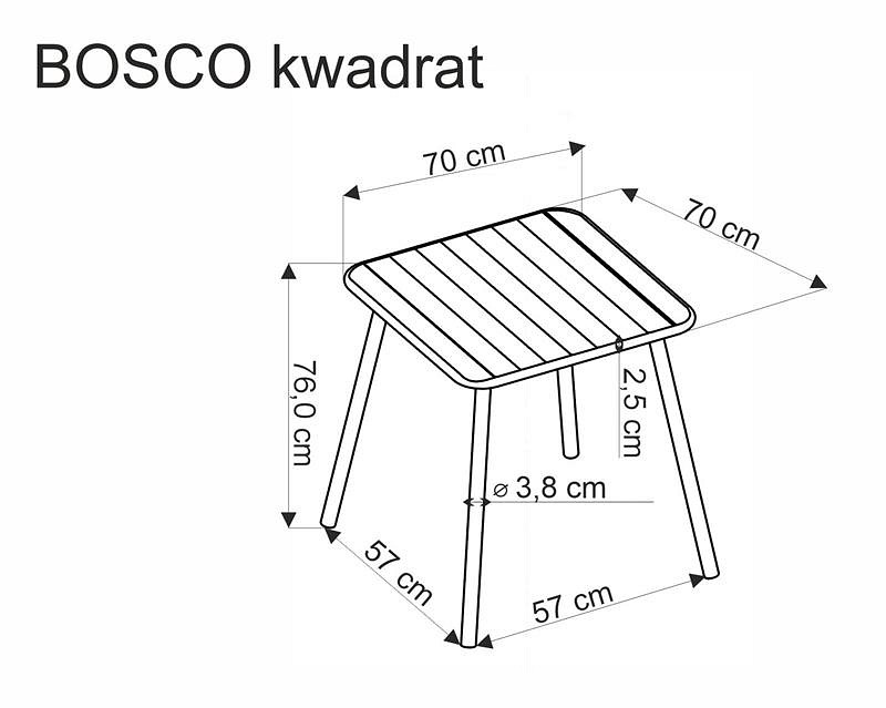 Стол обеденный Bosco KW 70
