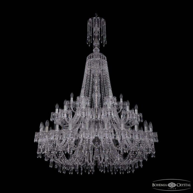Подвесная люстра Bohemia Ivele Crystal 1403 1403/24+12+6/460/XL-177/2d Ni