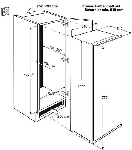 Встраиваемый морозильник De Dietrich DFS 920 JE