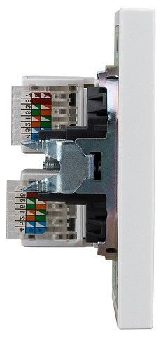 Розетка двойная Ethernet RJ-45 без рамки Kranz STRONG KR-78-0725-4