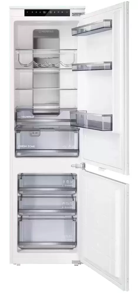 Встраиваемый холодильник Maunfeld MBF17754NFWHGR LUX
