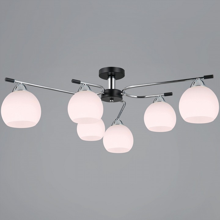 Потолочная люстра ILLUMICO LIBRA IL0638-6CSQ-24 CR BK LIBRA