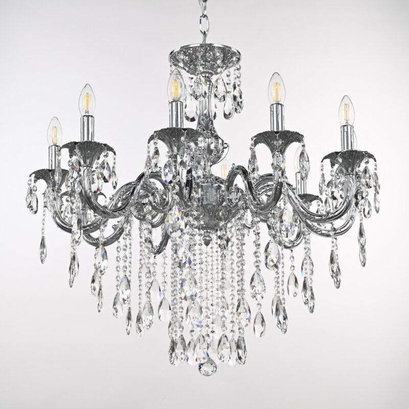 Подвесная люстра Bohemia Ivele Crystal AL7901 AL79101/10/250 B Ni