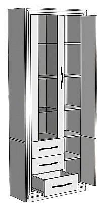 Шкаф-витрина Merdes Нобиле ШВтВ-ФСД-БЯН НН ЛЕВ Шкаф-витрина Merdes Нобиле ШВтВ-ФСД-БЯН НН ЛЕВ