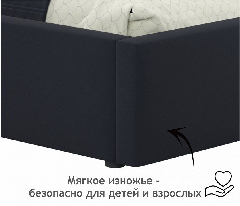 Кровать полутораспальная Bonna 2000x1200