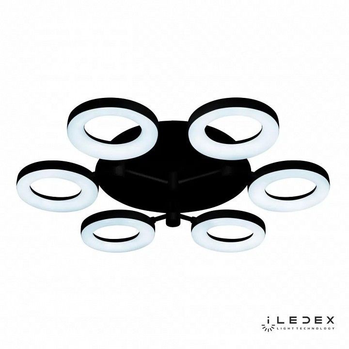 Потолочная люстра iLedex Jomo FS-014-X6-(B) 72W BK