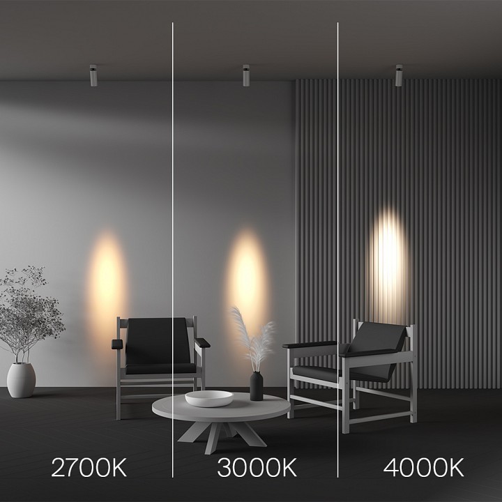 Светильник на штанге Maytoni Technical FOCUS LED C055CL-L12W3K-SS-W