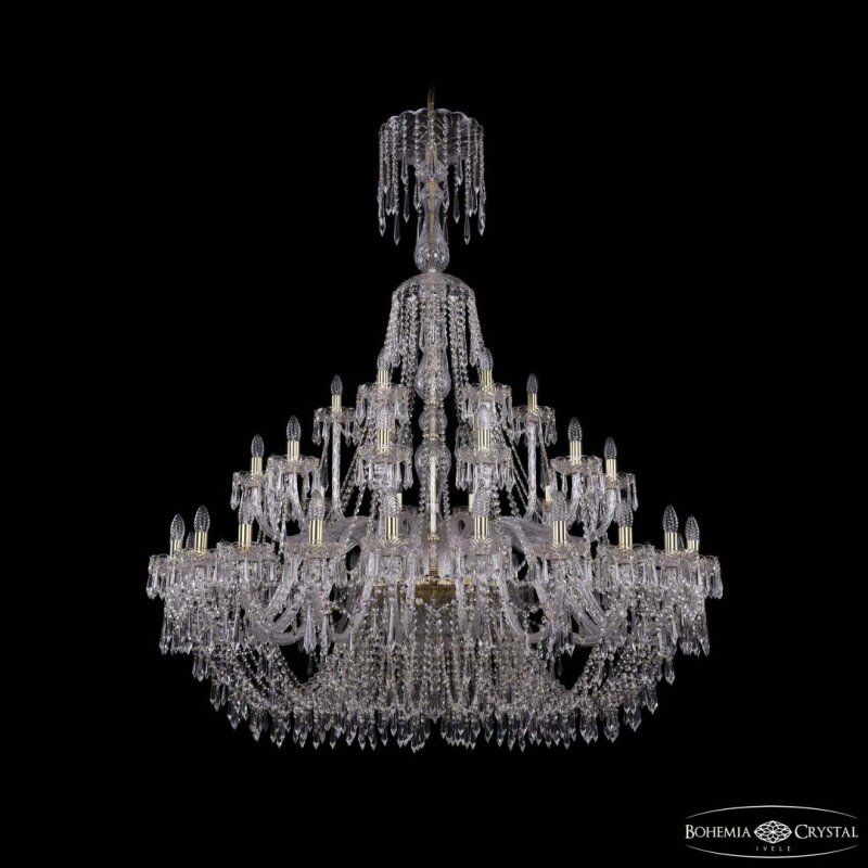 Подвесная люстра Bohemia Ivele Crystal 1403 1403/24+12+6/530/XL-170 G