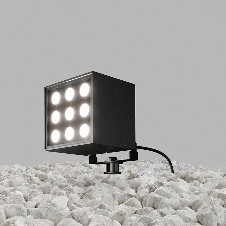 Наземный прожектор Maytoni Outdoor Ares O309FL-L18B3K