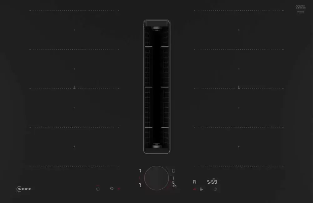 Индукционная варочная панель со встроенной вытяжкой Neff V68YYX4C0