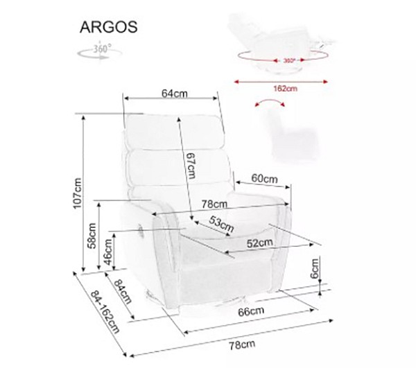 Кресло Argos Raven 30