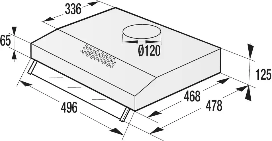 Вытяжка Gorenje WHU 529 EW/M