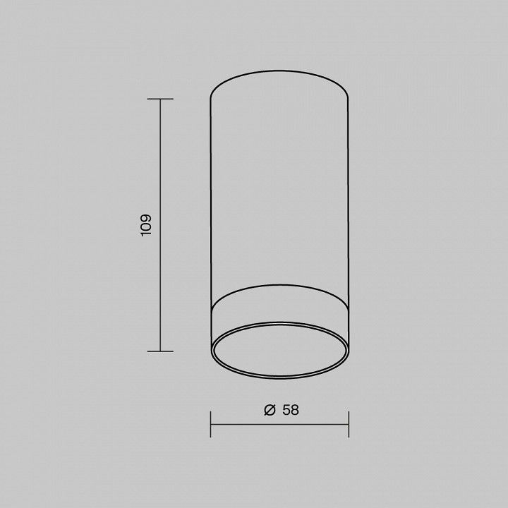 Накладной светильник Maytoni Outdoor Люкс O500CL-L5W3K