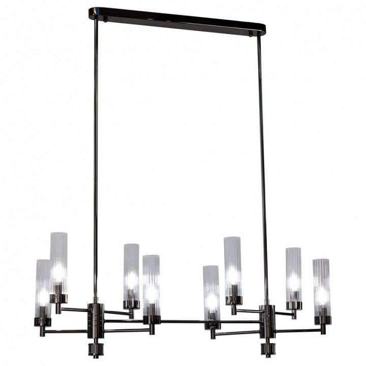 Люстра на штанге AM-Group INDIGO INDIGO SPL8 PEARL BLACK