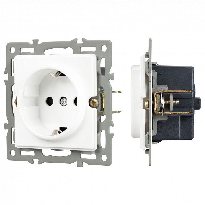 Розетка с заземлением, без рамки Arlight SCT 043739