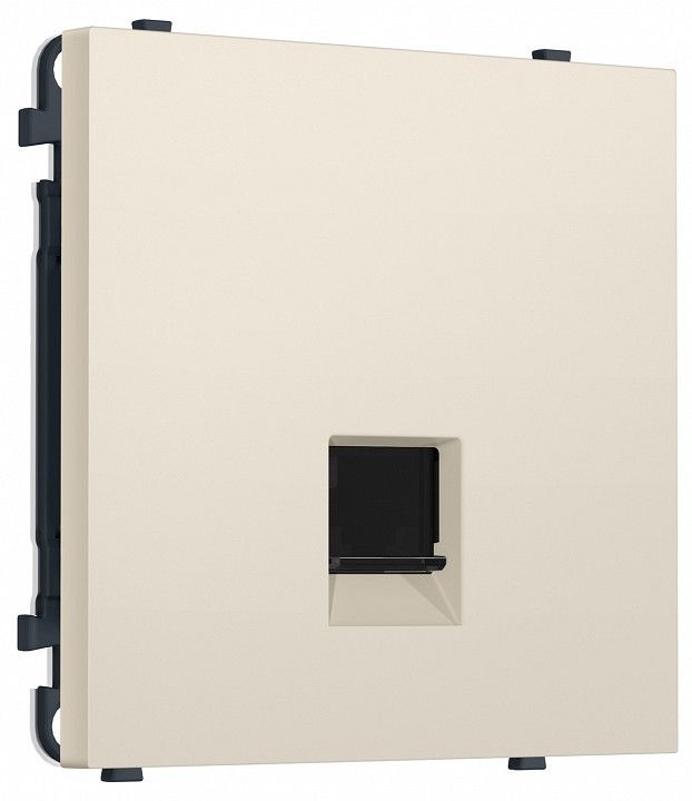 Розетка Ethernet RJ-45 и со шторками, без рамки Ambrella Volt MS MS332010