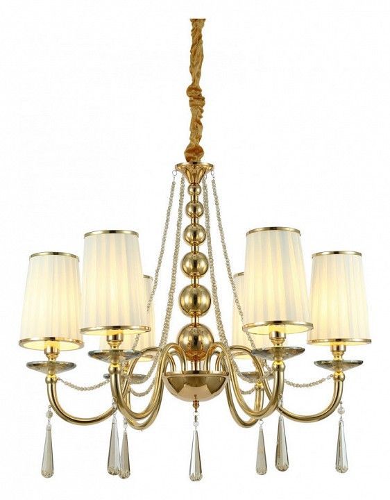 Подвесная люстра LUMINA DECO Fabione LDP 1200-6 F.GD