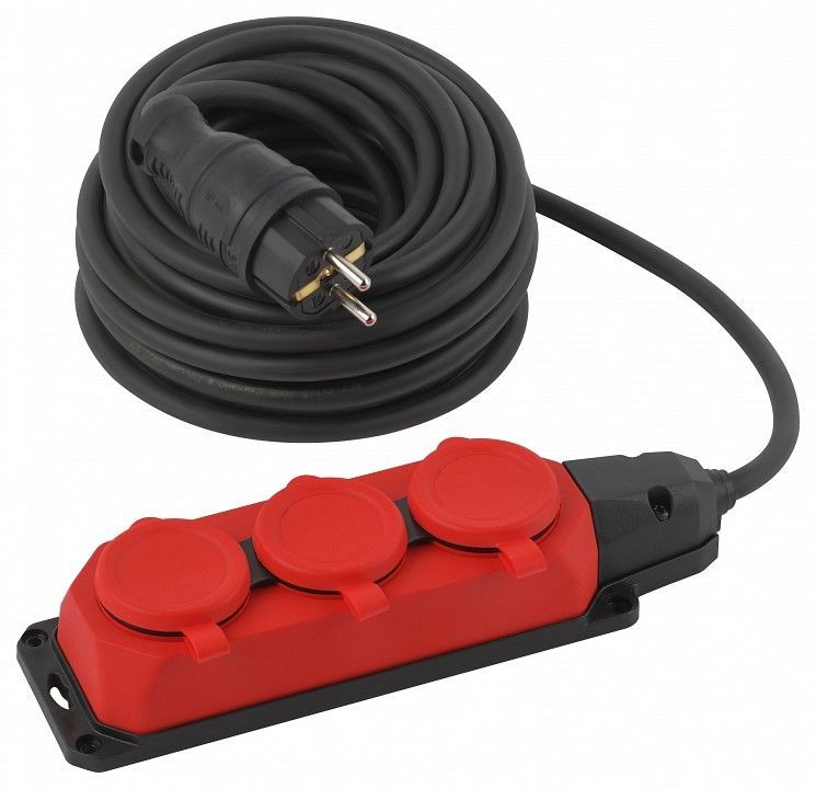 Удлинитель Эра  UK-3e-3x1,5-10m-IP44(KG)