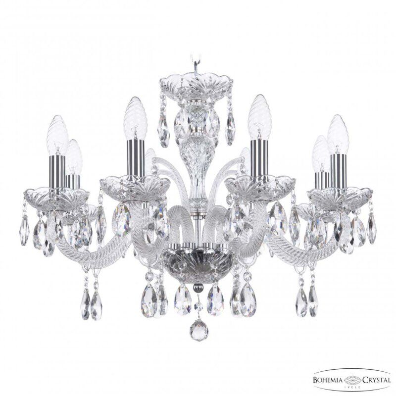 Подвесная люстра Bohemia Ivele Crystal 118 118/8/195 Ni