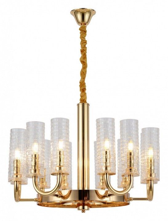Подвесная люстра LUMINA DECO Donatti LDP 8011-12 F.GD