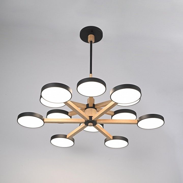 Люстра на штанге Imperiumloft TURNA Black TURNA-DBL01