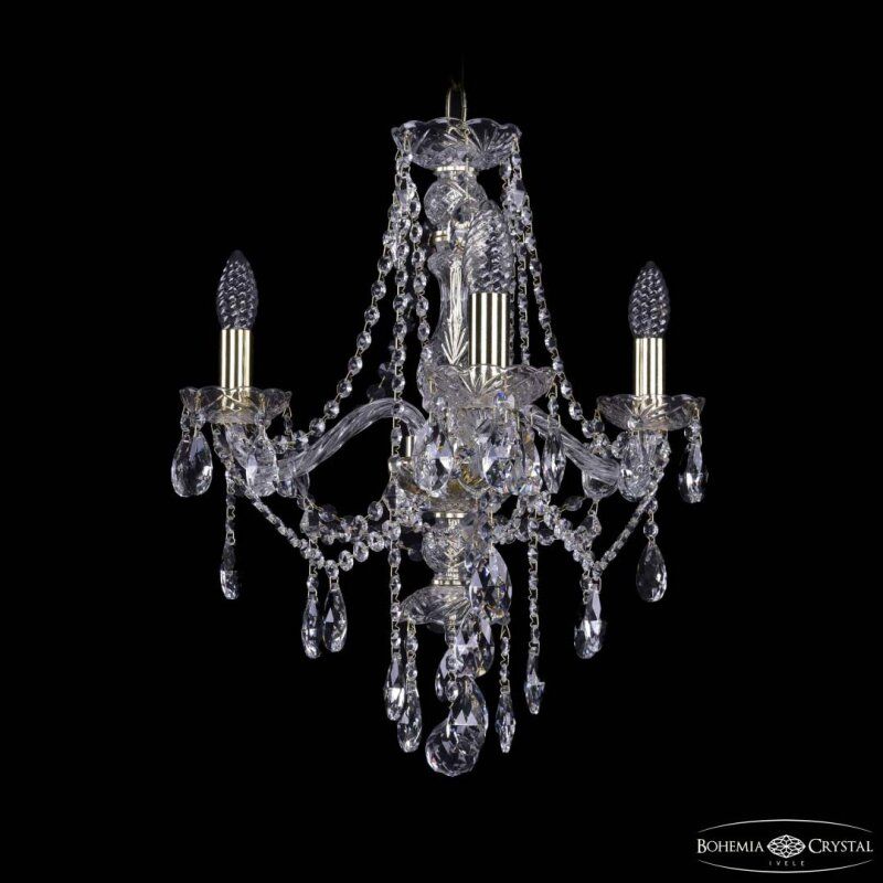 Подвесная люстра Bohemia Ivele Crystal 1415 1415/3/165 G