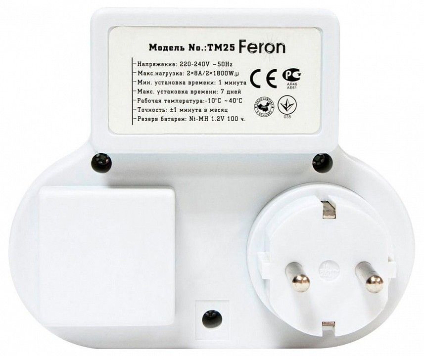 Розетка с таймером Feron TM25 23236