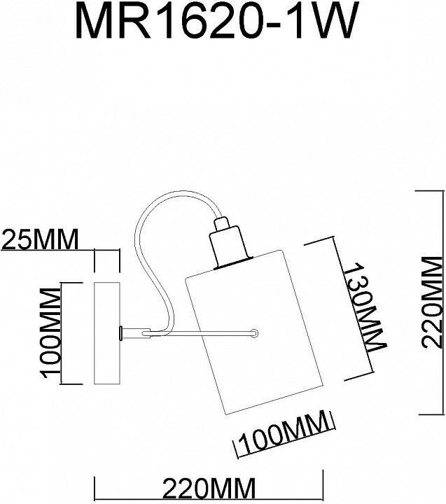 Бра MyFar Sara MR1620-1W