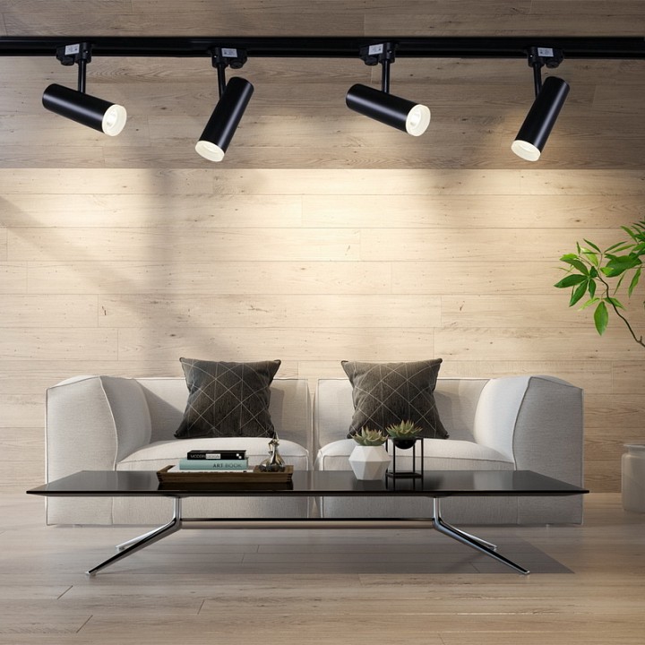 Светильник на штанге Reluce  06232-9.3-001RN LED10W BK