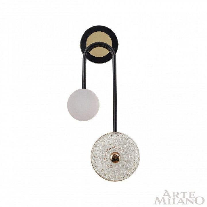 Накладной светильник Arte Milano  279169/2B BK/GD