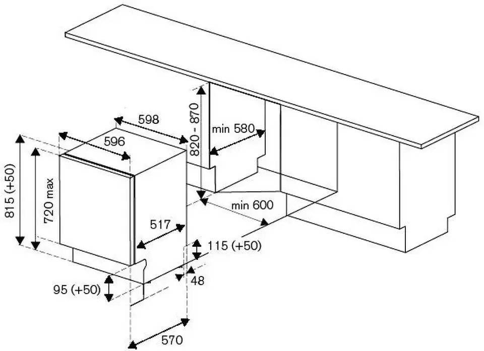 Встраиваемая посудомоечная машина Bertazzoni DW6083PRV