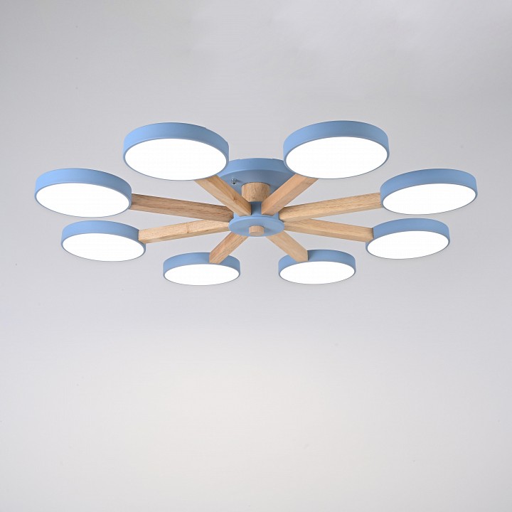 Люстра на штанге Imperiumloft TURNA Blue TURNA01