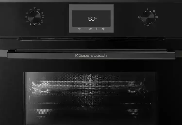 Компактный духовой шкаф с микроволнами Kuppersbusch CBM 6330.0 S2 Black Chrome