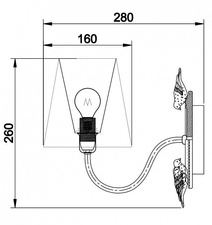 Бра Maytoni Букет ARM023-01-S