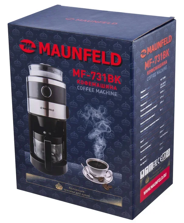 Кофеварка Maunfeld MF-731BK