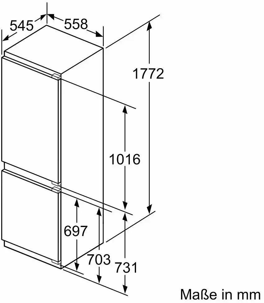 Встраиваемый холодильник Neff KI8865DE0