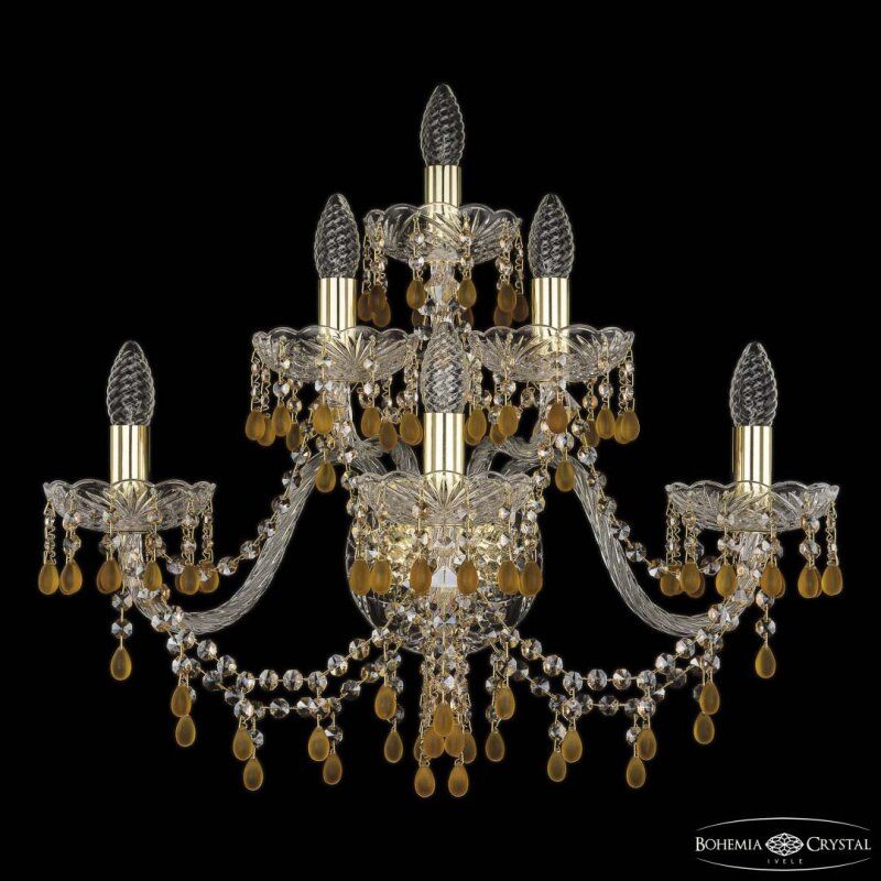 Бра Bohemia Ivele Crystal 1410 1410B/3+2+1/240/XL G V1003 R721