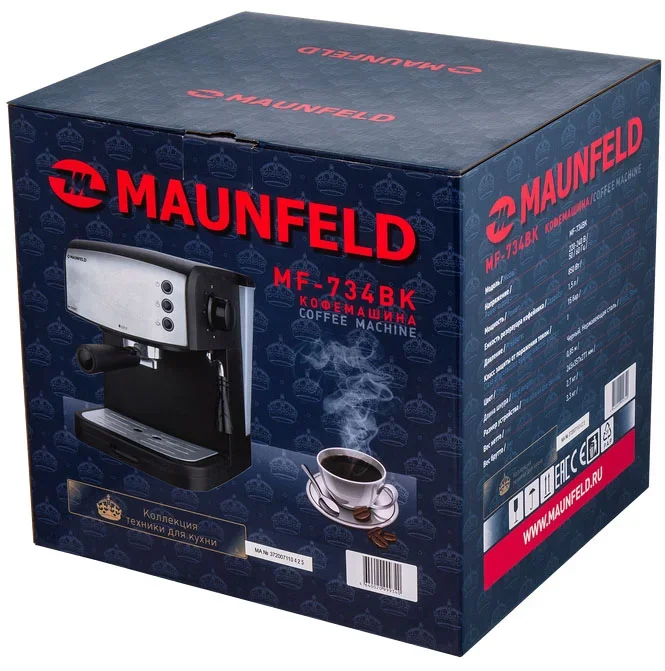 Кофемашина Maunfeld MF-734BK