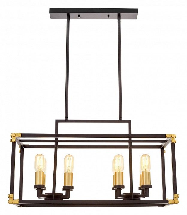 Подвесной светильник LUMINA DECO Waldorf LDP 1140-8 BK+MD