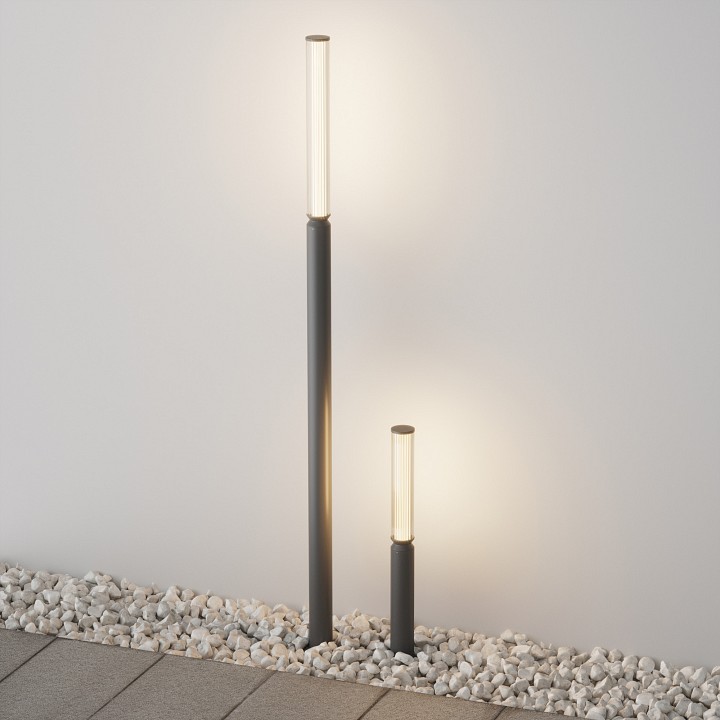 Наземный высокий светильник Maytoni Outdoor Lit O593FL-L12GF3K