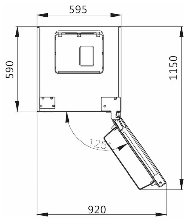 Холодильник Korting KNFC 62029 X